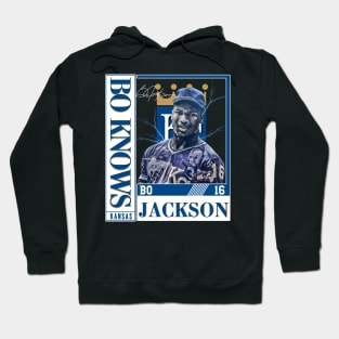 Bo Jackson Bo Knows Signature Vintage Legend Baseball Football Bootleg Rap Graphic Style Hoodie